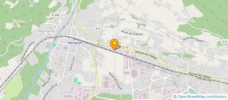localisation de l'entreprise MONSIEUR ARNAUD CHAREL à THYEZ