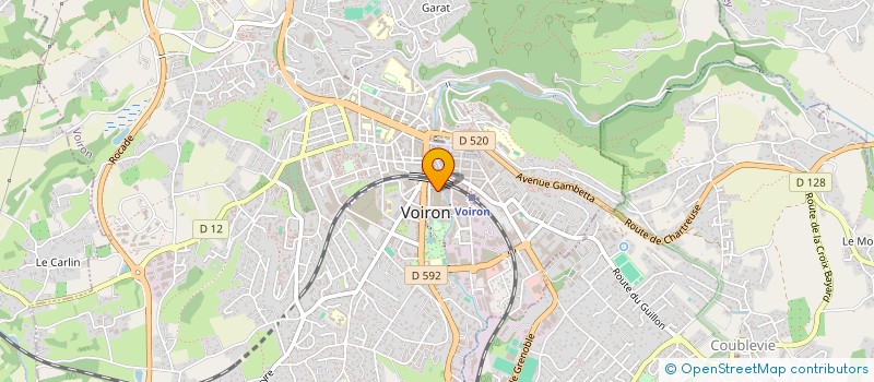 localisation de l'entreprise MONSIEUR ARNAUD CHARVERIAT à VOIRON
