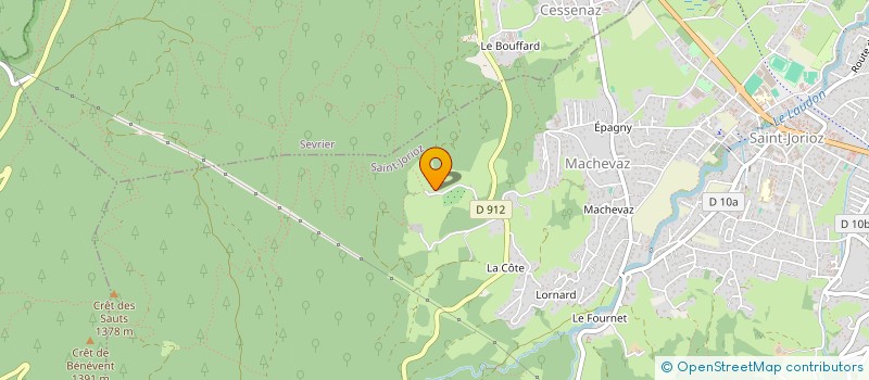 localisation de l'entreprise MONSIEUR ARNAUD CHARVIN  SAINT-JORIOZ