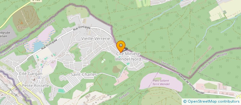 localisation de l'entreprise MONSIEUR ARNAUD CHASSERAND  PETITE-ROSSELLE