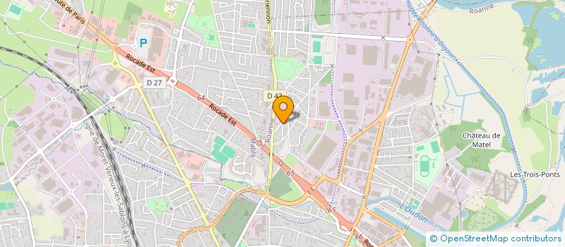 localisation de l'entreprise MONSIEUR ARNAUD CHATRE  ROANNE