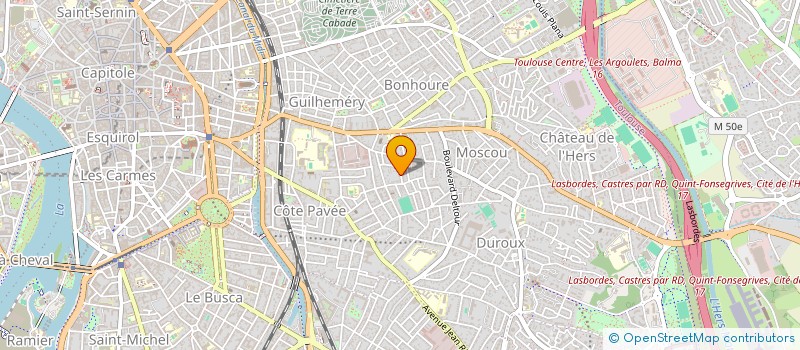 localisation de l'entreprise MONSIEUR ARNAUD CHAUSSAT à TOULOUSE