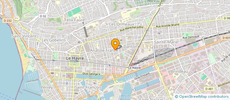 localisation de l'entreprise MONSIEUR ARNAUD CHAZELLE à LE HAVRE