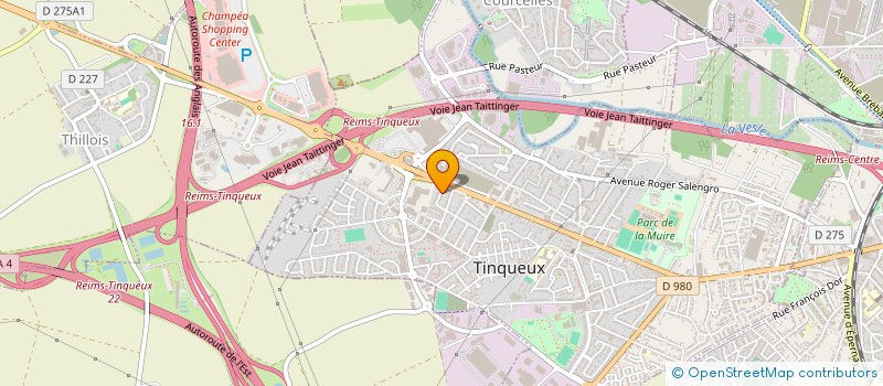 localisation de l'entreprise MONSIEUR ARNAUD CHEMIN à TINQUEUX