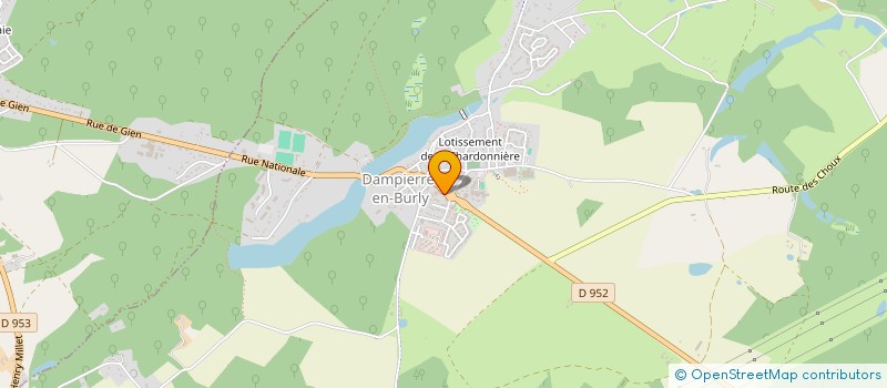 localisation de l'entreprise MONSIEUR ARNAUD CHENUET à DAMPIERRE-EN-BURLY