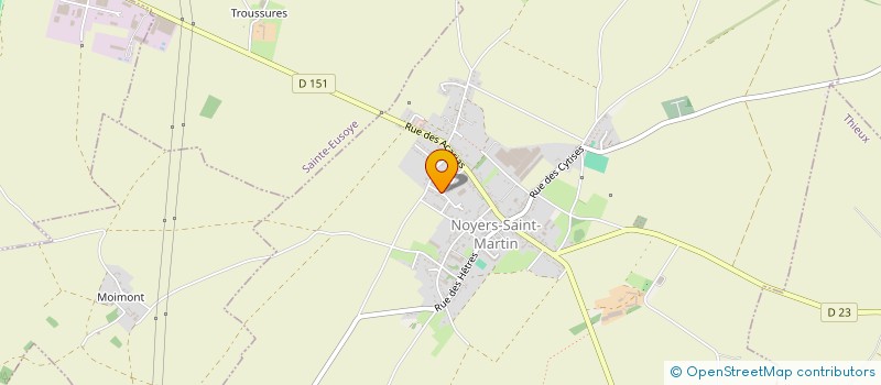 localisation de l'entreprise MONSIEUR ARNAUD CHERET  NOYERS-SAINT-MARTIN