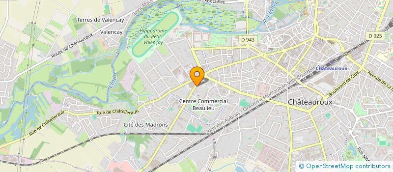 localisation de l'entreprise MONSIEUR ARNAUD CHERON à CHATEAUROUX