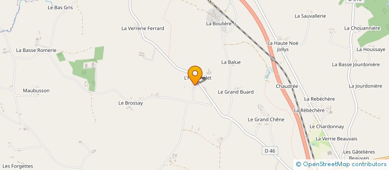 localisation de l'entreprise MONSIEUR ARNAUD CHEVALIER à MARTIGNE-FERCHAUD