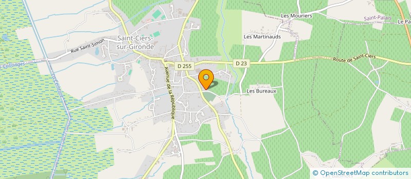 localisation de l'entreprise MONSIEUR ARNAUD CHEVRIER à SAINT-CIERS-SUR-GIRONDE