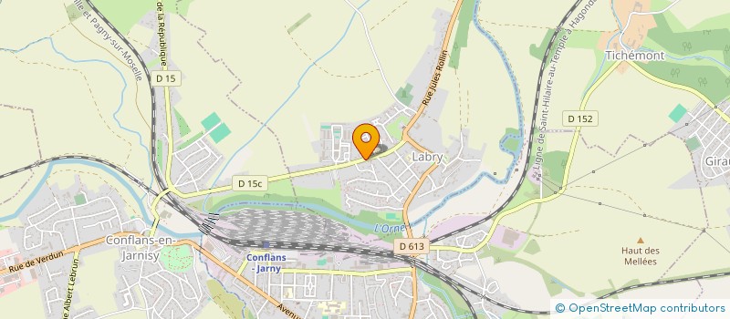 localisation de l'entreprise MONSIEUR ARNAUD CHRIST  LABRY