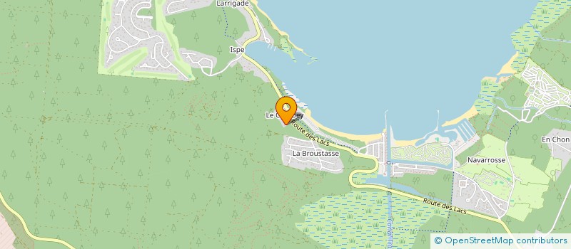 localisation de l'entreprise MONSIEUR ARNAUD CIBASSIE  BISCARROSSE