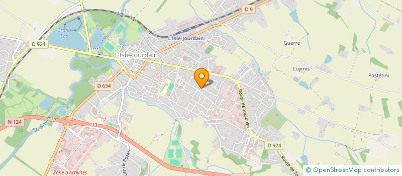 localisation de l'entreprise MONSIEUR ARNAUD CIRICHELLI  L'ISLE-JOURDAIN