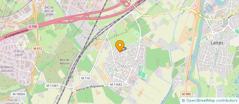 localisation de l'entreprise MONSIEUR ARNAUD CIRON à LATTES