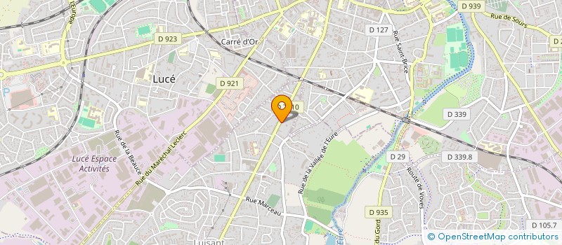 localisation de l'entreprise MONSIEUR ARNAUD CIROU à LUISANT