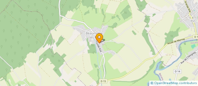 localisation de l'entreprise MONSIEUR ARNAUD CLAIR  BEAUMOTTE-LES-PIN