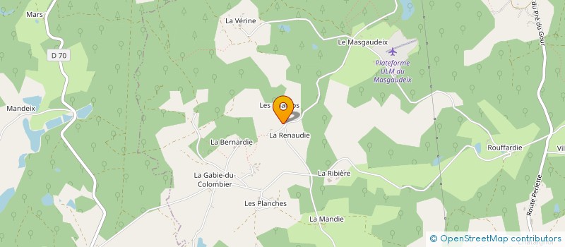 localisation de l'entreprise MONSIEUR ARNAUD CLANCIER à MEUZAC