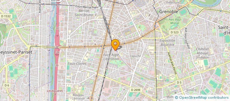 localisation de l'entreprise MONSIEUR ARNAUD CLARISSE  GRENOBLE