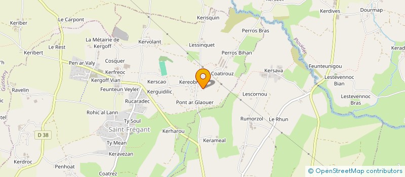 localisation de l'entreprise MONSIEUR ARNAUD CLEACH  SAINT-FREGANT