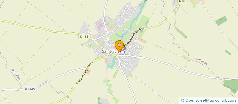 localisation de l'entreprise MONSIEUR ARNAUD CLECHET  SAINT-SYLVAIN