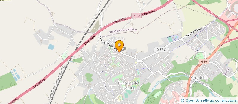 localisation de l'entreprise MONSIEUR ARNAUD CLESSE  FONTAINE-LE-COMTE