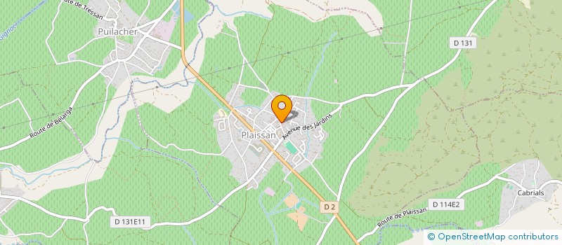 localisation de l'entreprise MONSIEUR ARNAUD CLINQUART  PLAISSAN