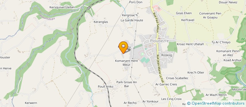 localisation de l'entreprise MONSIEUR ARNAUD CLOAREC  PLOUBEZRE