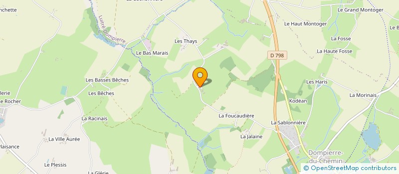 localisation de l'entreprise MONSIEUR ARNAUD CLOSSAIS à LUITRE-DOMPIERRE