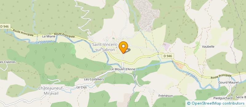 localisation de l'entreprise MONSIEUR ARNAUD CLOT-GODARD à NOYERS-SUR-JABRON