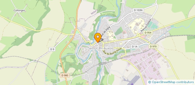 localisation de l'entreprise MONSIEUR ARNAUD CLOUPEAU à SEMUR-EN-AUXOIS