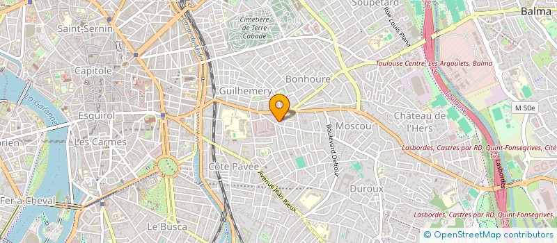 localisation de l'entreprise MONSIEUR ARNAUD COCKX à TOULOUSE