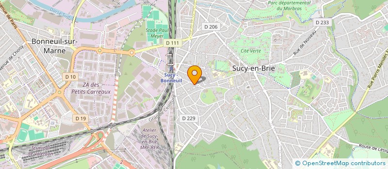 localisation de l'entreprise MONSIEUR ARNAUD COHEN  SUCY-EN-BRIE