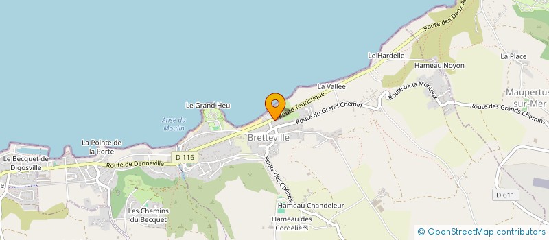 localisation de l'entreprise MONSIEUR ARNAUD COISNARD  BRETTEVILLE