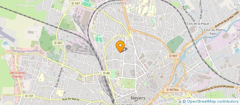 localisation de l'entreprise MONSIEUR ARNAUD COLIN à NEVERS