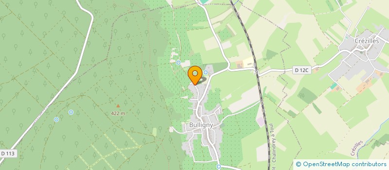 localisation de l'entreprise MONSIEUR ARNAUD COLIN  BULLIGNY