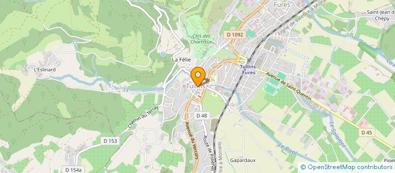 localisation de l'entreprise MONSIEUR ARNAUD COLLET à TULLINS