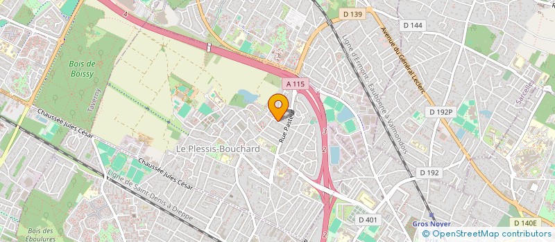 localisation de l'entreprise MONSIEUR ARNAUD COLLIN  LE PLESSIS-BOUCHARD