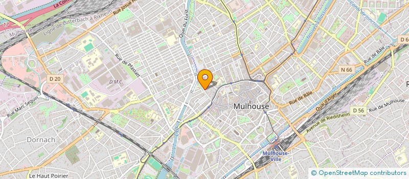 localisation de l'entreprise MONSIEUR ARNAUD COLLINET  MULHOUSE