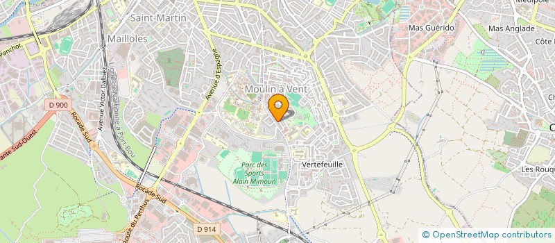 localisation de l'entreprise MONSIEUR ARNAUD COLLOREC  PERPIGNAN