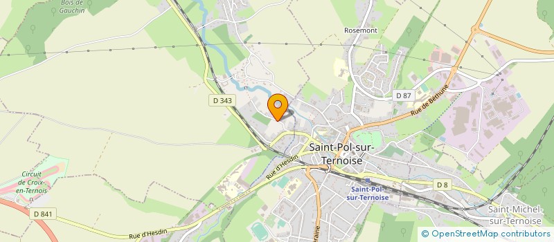 localisation de l'entreprise MONSIEUR ARNAUD COLMONT  GAUCHIN-VERLOINGT