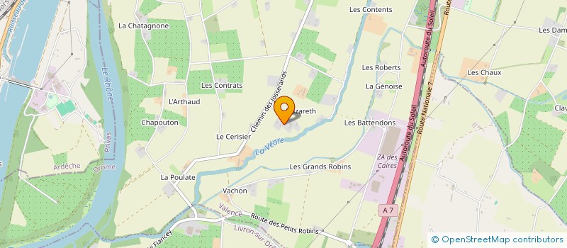 localisation de l'entreprise MONSIEUR ARNAUD COMBIER  ETOILE-SUR-RHONE