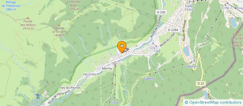 localisation de l'entreprise MONSIEUR ARNAUD COMBRE  CHATEL