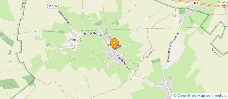 localisation de l'entreprise MONSIEUR ARNAUD COMPIEGNE  BECOURT