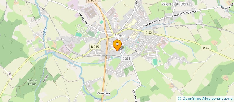 localisation de l'entreprise MONSIEUR ARNAUD CONDETTE  SAMER