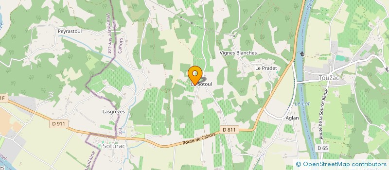 localisation de l'entreprise MONSIEUR ARNAUD CONSTANTIN  SOTURAC