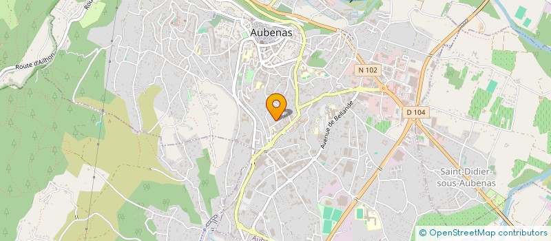 localisation de l'entreprise MONSIEUR ARNAUD COPPOLA à AUBENAS