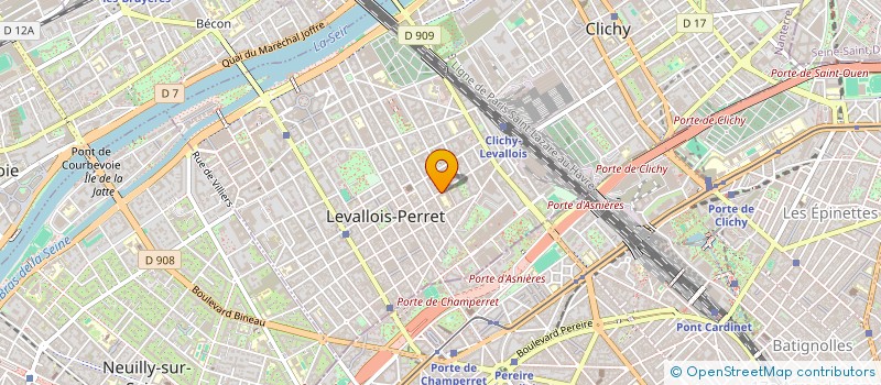 localisation de l'entreprise MONSIEUR ARNAUD COQUELIN DE LISLE à LEVALLOIS-PERRET