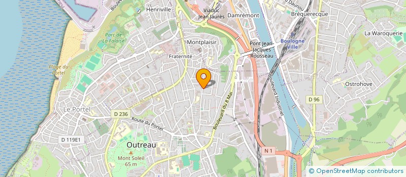 localisation de l'entreprise MONSIEUR ARNAUD CORNET  OUTREAU