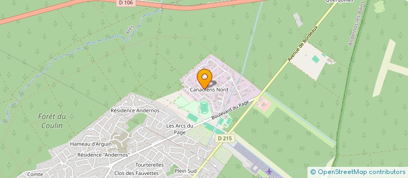 localisation de l'entreprise MONSIEUR ARNAUD CORTIANA  ANDERNOS-LES-BAINS