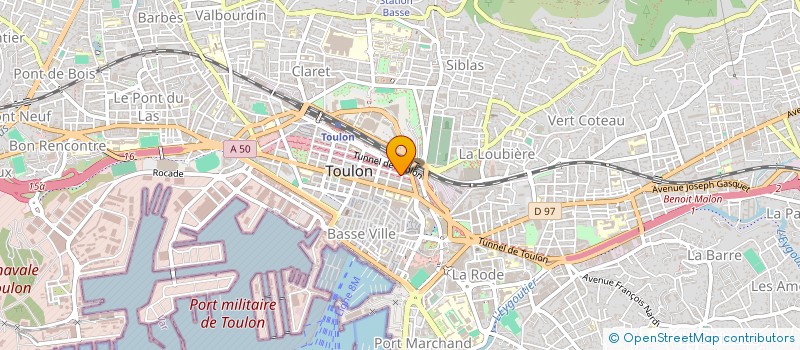 localisation de l'entreprise MONSIEUR ARNAUD CORTOPASSI  TOULON