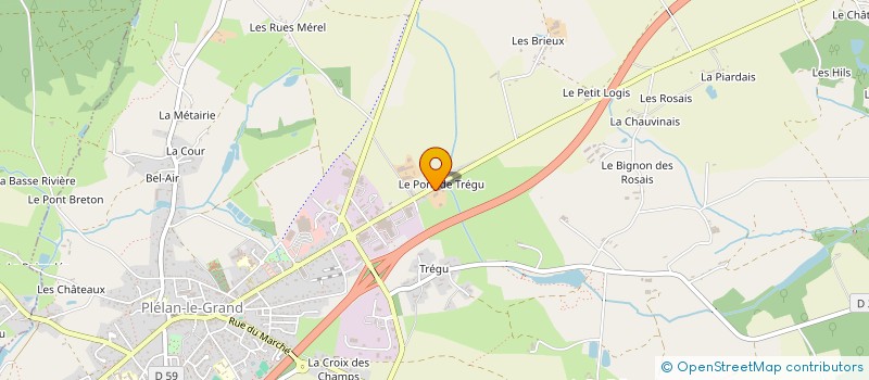 localisation de l'entreprise MONSIEUR ARNAUD CORVAISIER  PLELAN-LE-GRAND